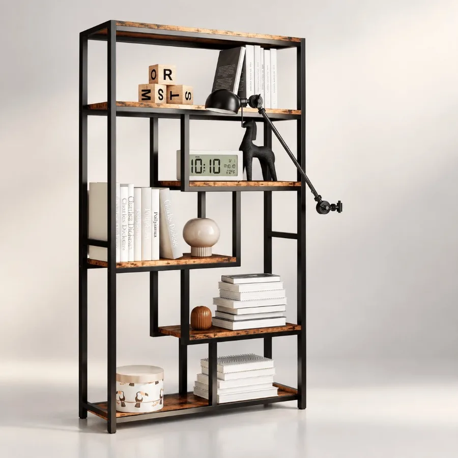 Bookshelves 6 Tiers, Industria - đánh giá và giá Bookshelf
