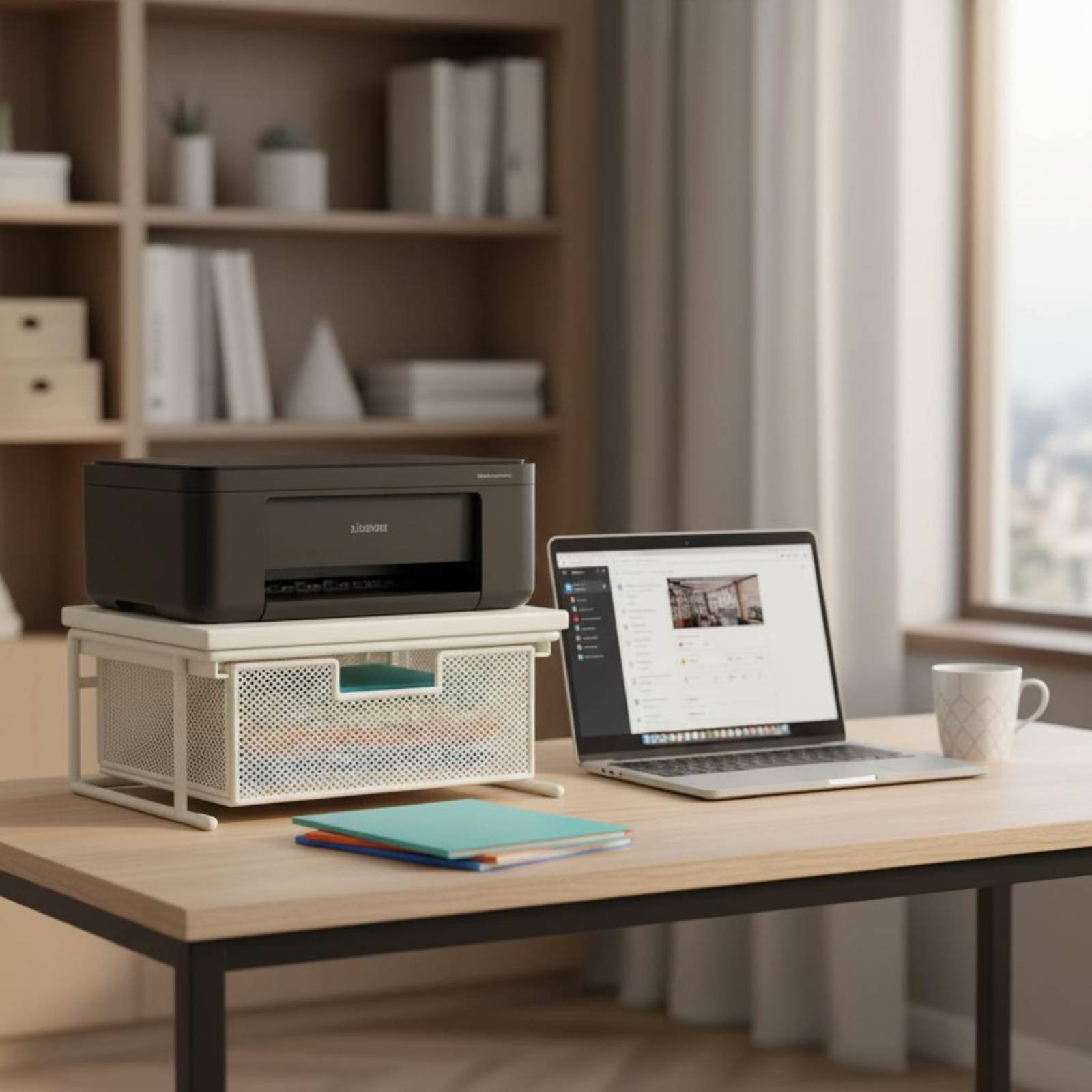 Printer Stand with Drawer Spac - đánh giá và giá Printer Stand