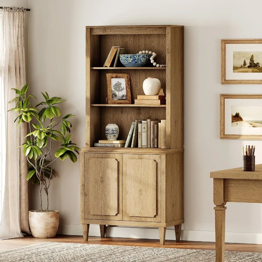 72.8 Tall Bookshelf with Doors - đánh giá và giá Bookshelf