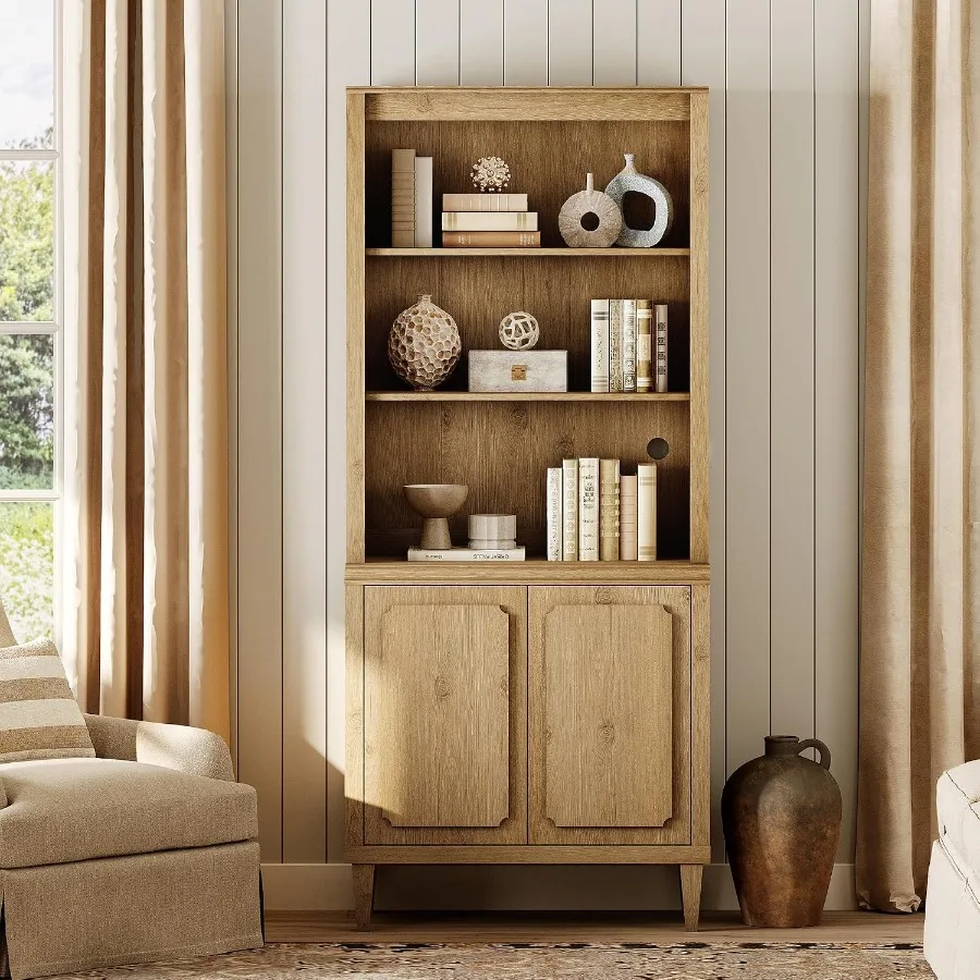 72.8 Tall Bookshelf with Doors - đánh giá và giá Bookshelf