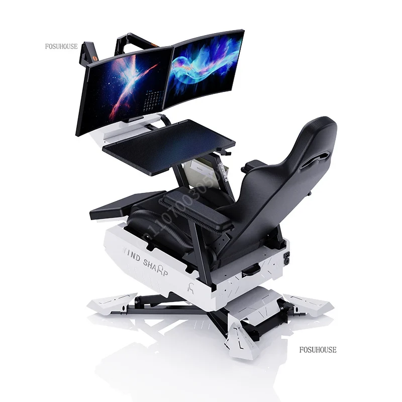 Reclining Gaming Station Cockp - đánh giá và giá Monitor Stand