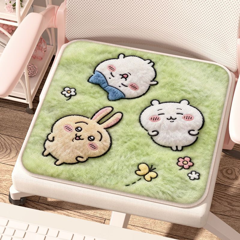 Chiikawa Cartoon Cute Plush So - đánh giá và giá Office Chair Cushion