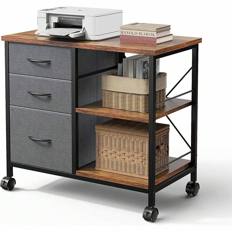 Sweetcrispy 3-Tier Mobile File - đánh giá và giá Printer Stand