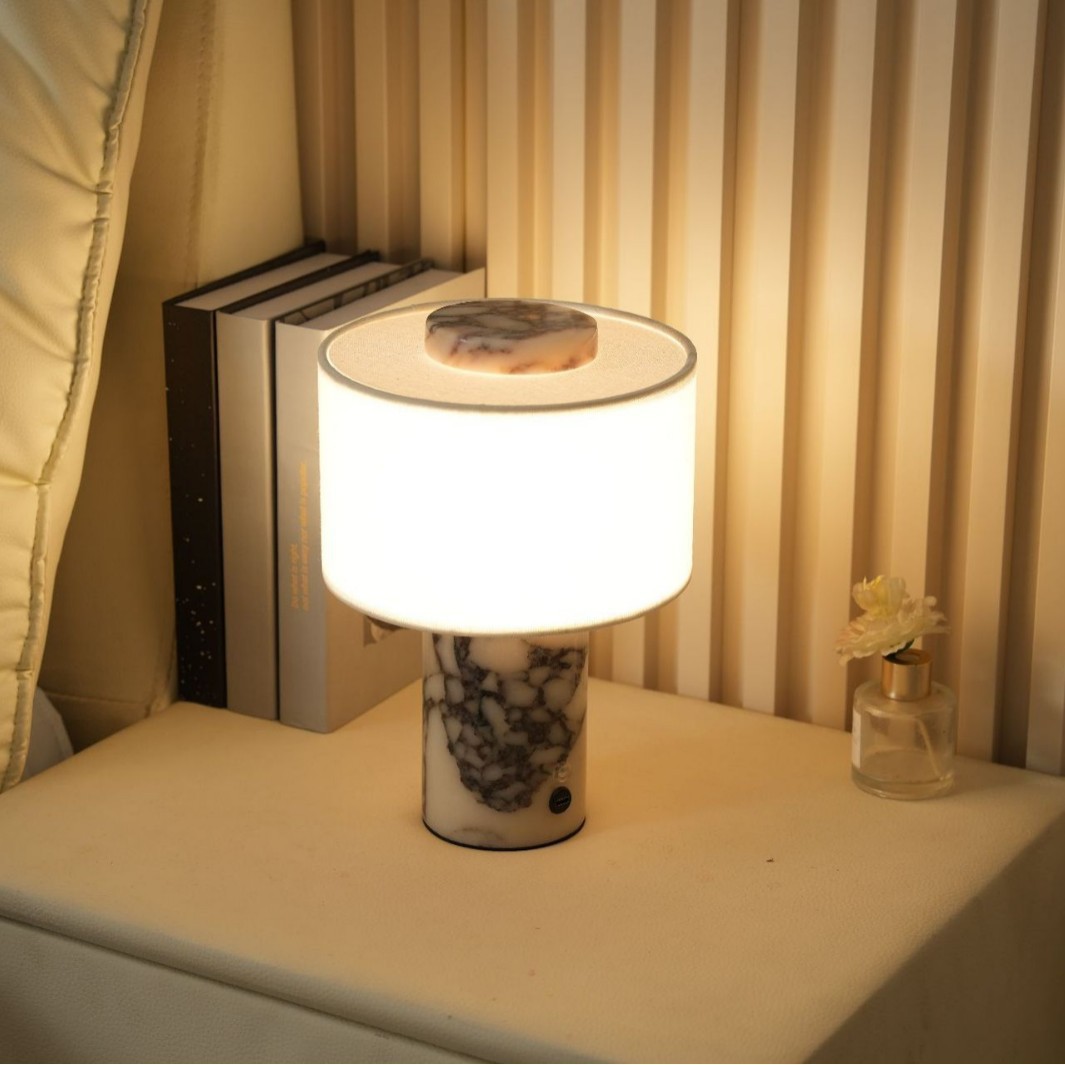 Marble bedside lamp touch char - đánh giá và giá Desk Lamp