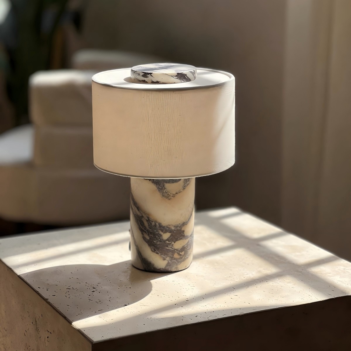 Marble bedside lamp touch char - đánh giá và giá Desk Lamp