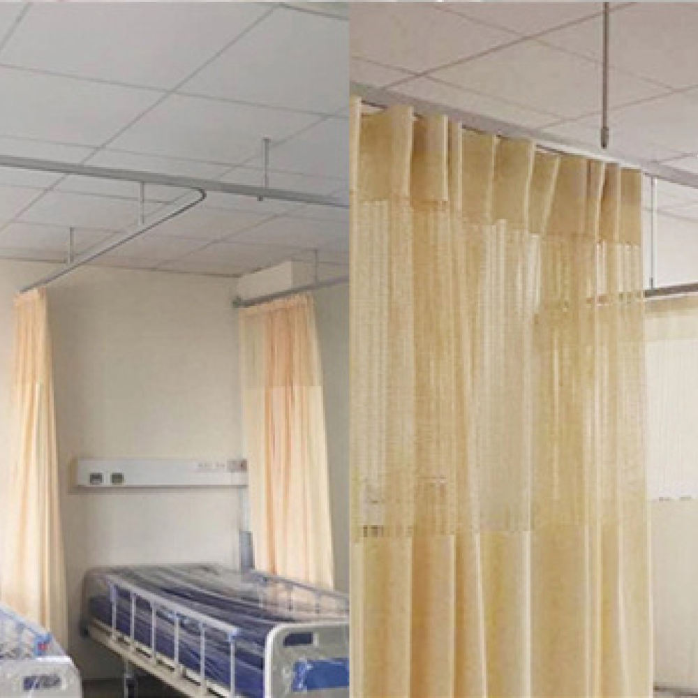 Bent Curtain Rod Track For Med - đánh giá và giá Partition Screen Divider