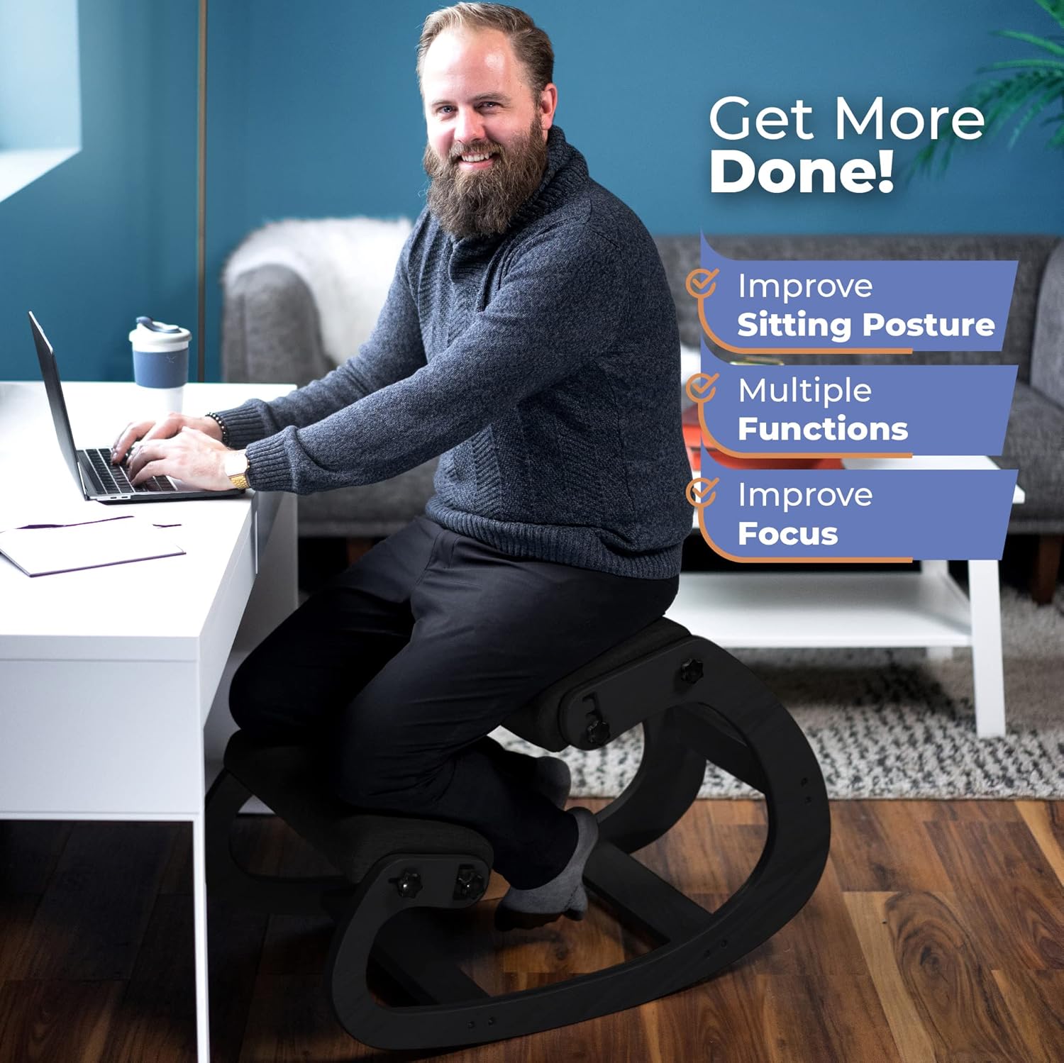 Ergonomic Wooden Kneeling Chai - đánh giá và giá Office Chair