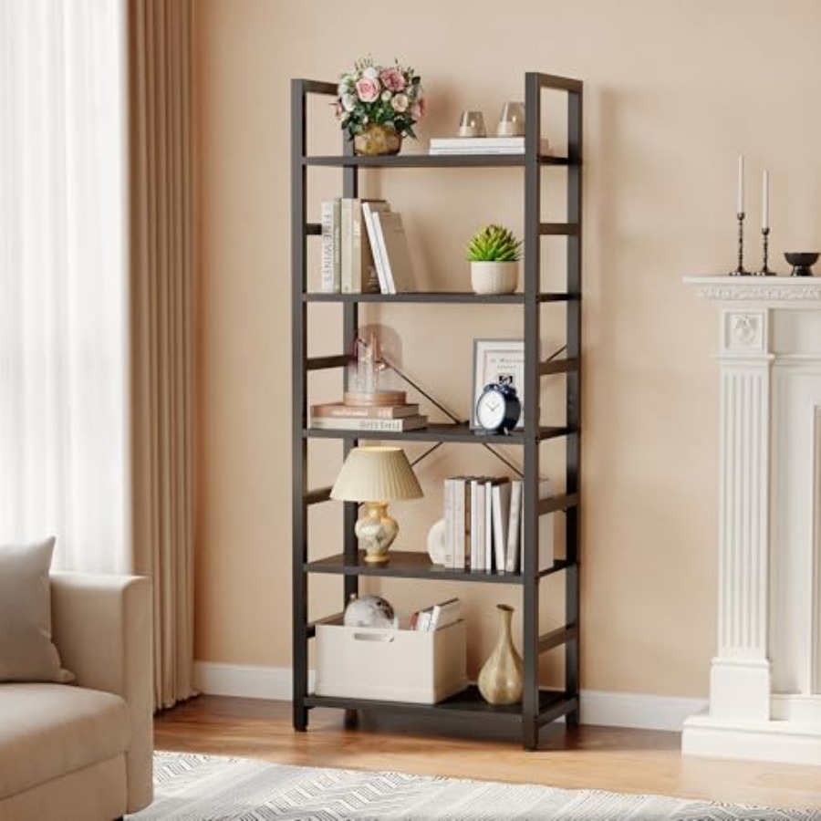 5-Tier Bookshelf, Modern Tall  - đánh giá và giá Bookshelf