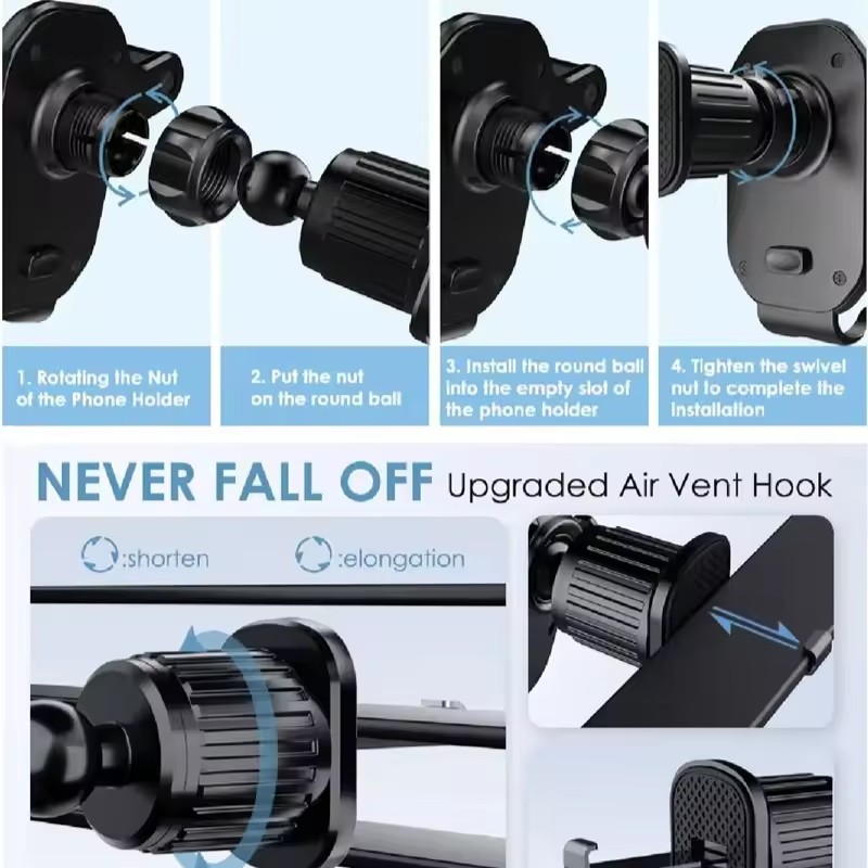 Universal Car Hook Base Phone  - đánh giá và giá Mobile Pedestal Cabinet