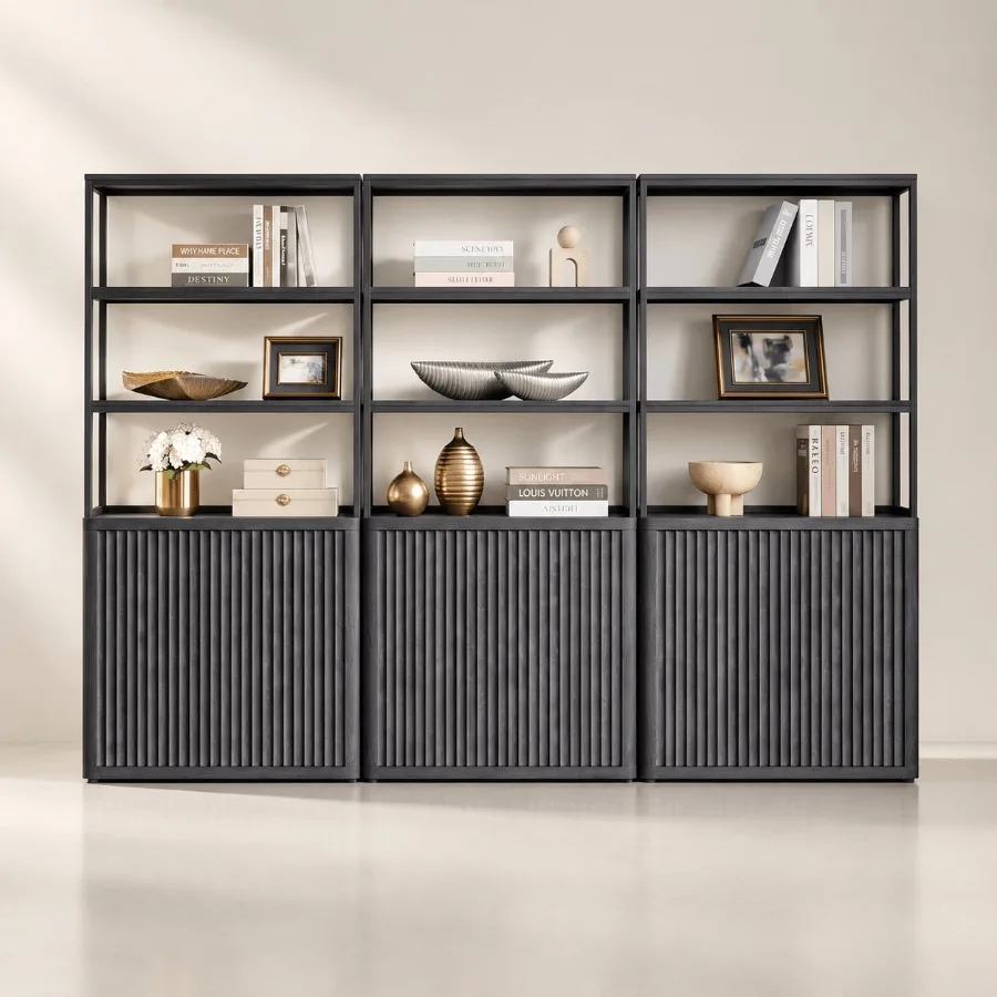 71 Tall Book Shelf with Doors, - đánh giá và giá Bookshelf