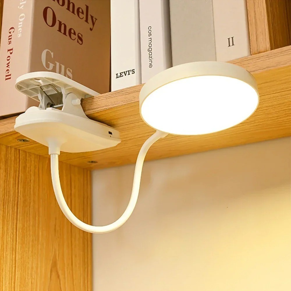 Portable USB Rechargeable Clip - đánh giá và giá Desk Lamp