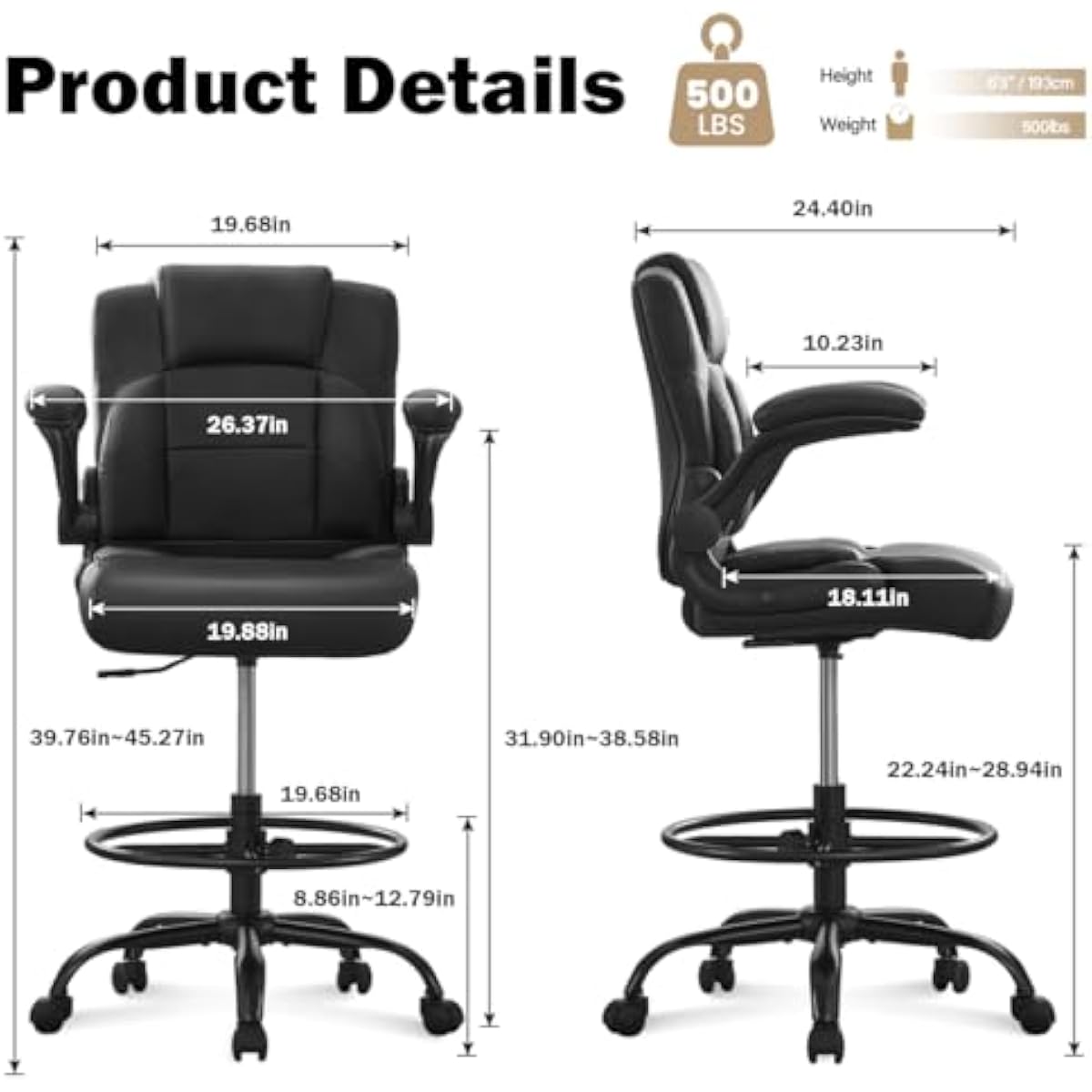 Ergonomic Tall Stool for Stand - đánh giá và giá Standing Desk