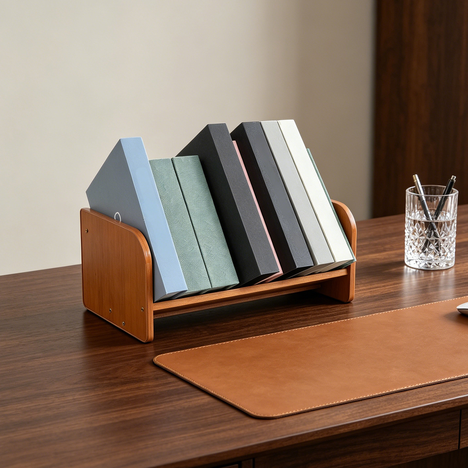 Bamboo Vinyl Record Holder Org - đánh giá và giá Desk Organizer