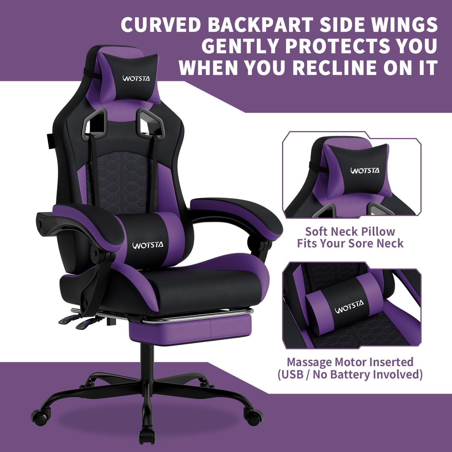 Gaming Chair with Massage,Ergo - đánh giá và giá Office Chair