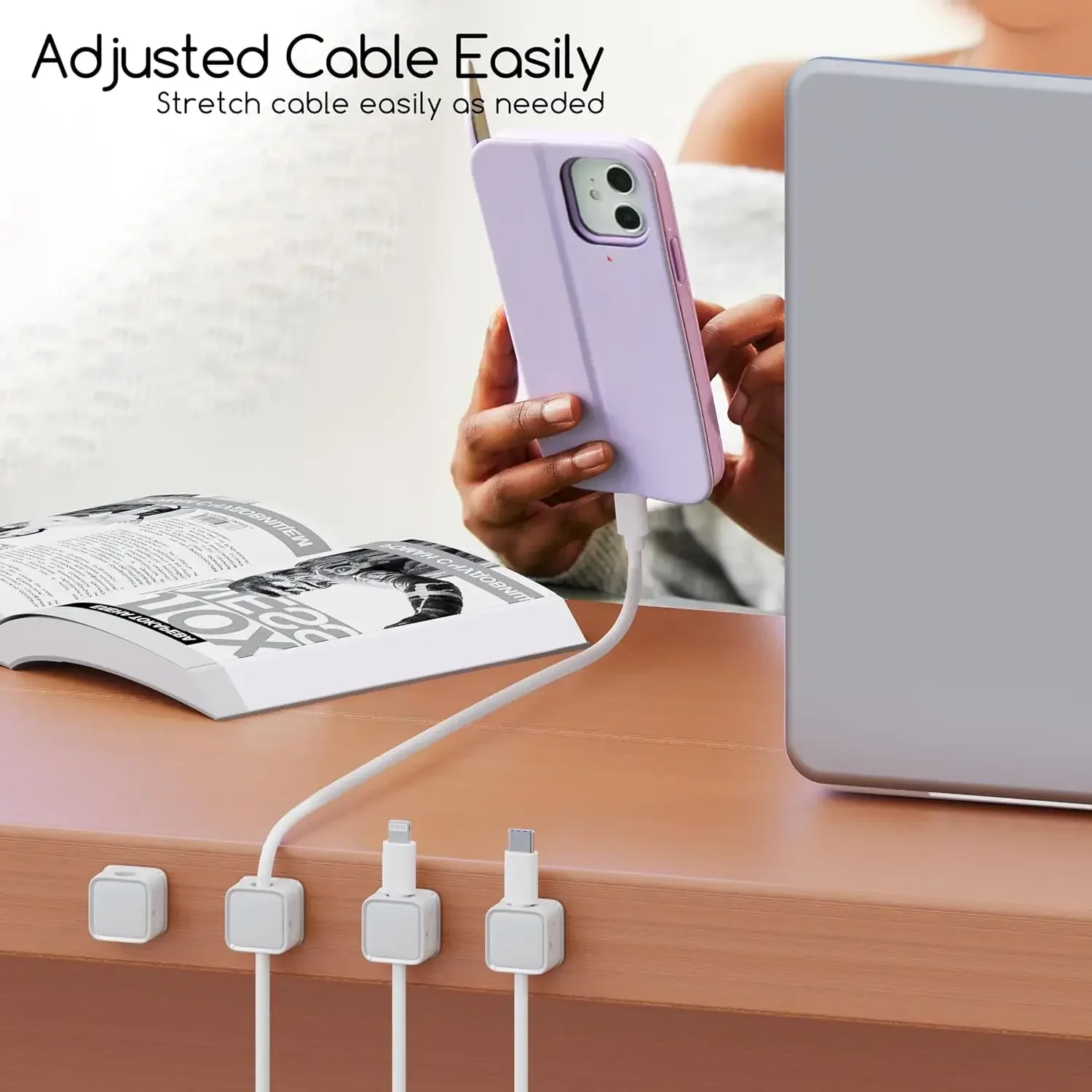 Mini Cable Organizer Holder Ma - đánh giá và giá Desk Organizer
