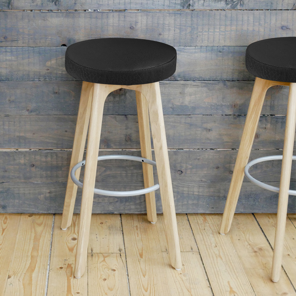 Black Round Stool Cover Diamet - đánh giá và giá Office Stool